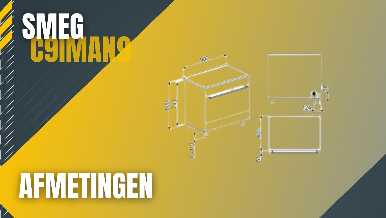 SMEG C9IMAN9 afmetingen