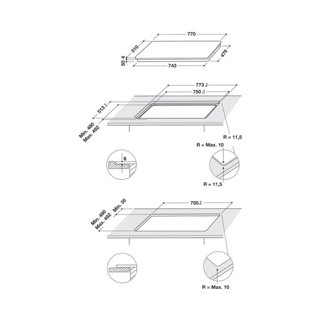 Whirlpool WBB4877NE - Afbeelding 4
